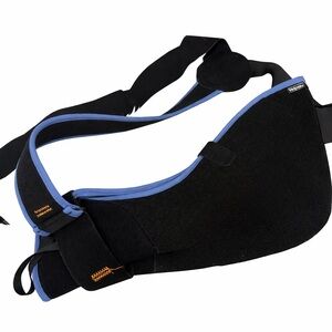 Velpeau Shoulder Immobilizer Arm Sling Brace Black Blue Adjustable